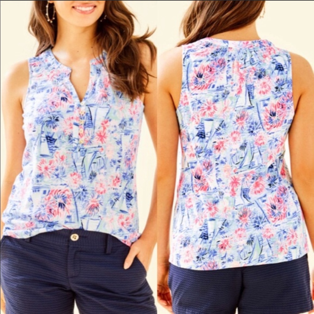 Lilly Pulitzer Essie tank top